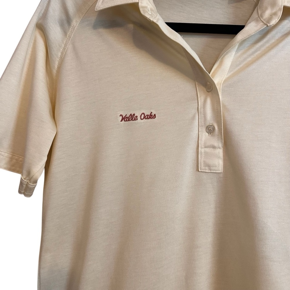 Silver Fox Yellow Polo Shirt Size Large - Picture 2 of 4